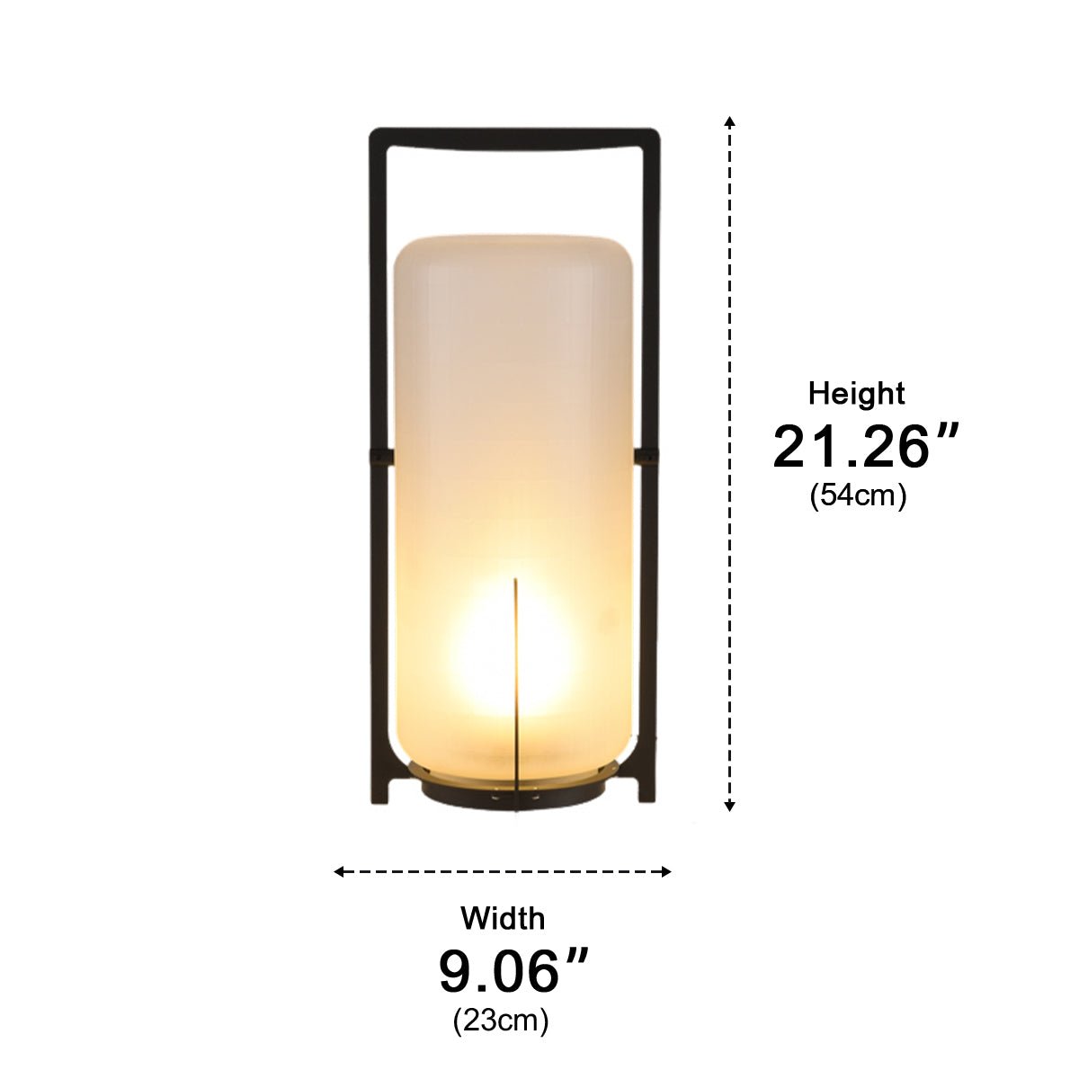 Portable Lantern Shaped Waterproof LED Modern Outdoor Lights Floor Lamp