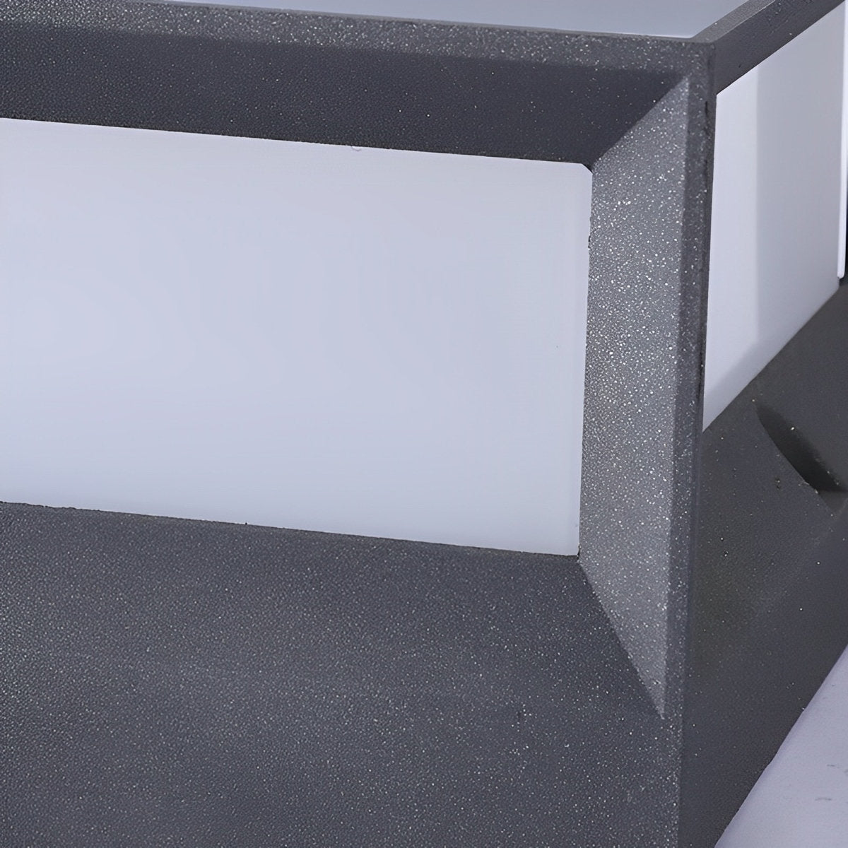 Square Waterproof Black Modern Waterproof Post Cap Lamp Light