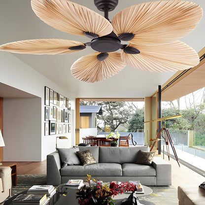 20.47 '' Variable Frequency 5-Leaf Palm Leaf Ceiling Fan