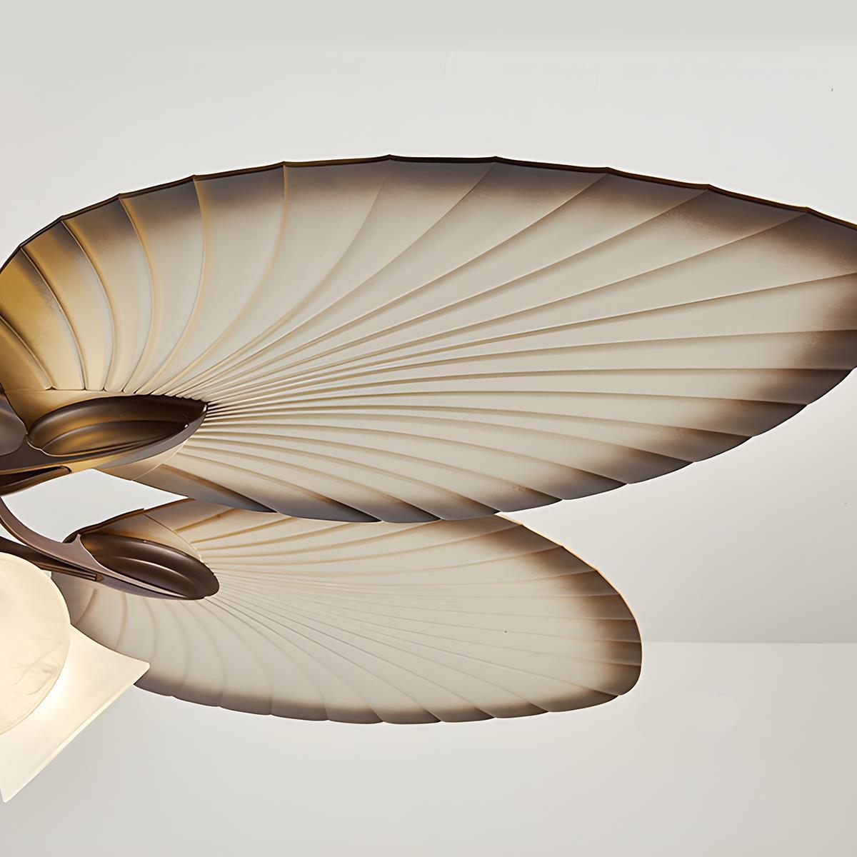 20.47 '' Variable Frequency 5-Leaf Palm Leaf Ceiling Fan