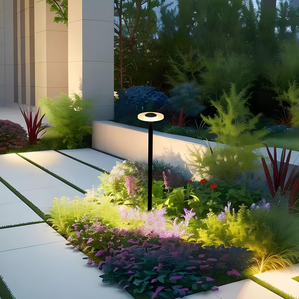 24V Waterproof Dish LED Outdoor Lawn Landscape Lighting Low Voltage