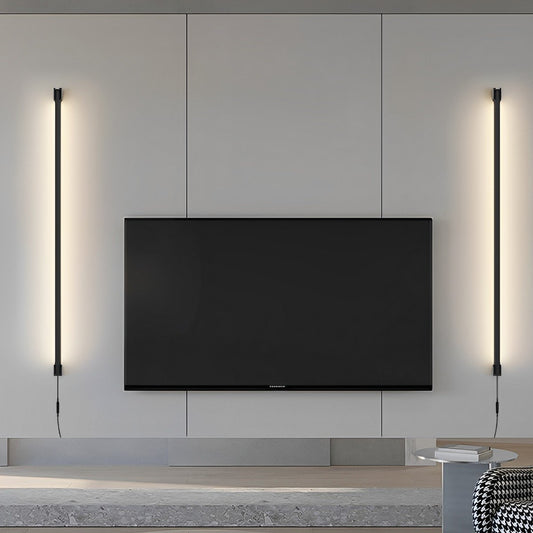 360° Rotatable Modern Minimalist Plug-in LED Long Strip Lights Wall Light