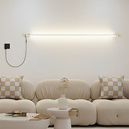 360° Rotatable Modern Minimalist Plug-in LED Long Strip Lights Wall Light