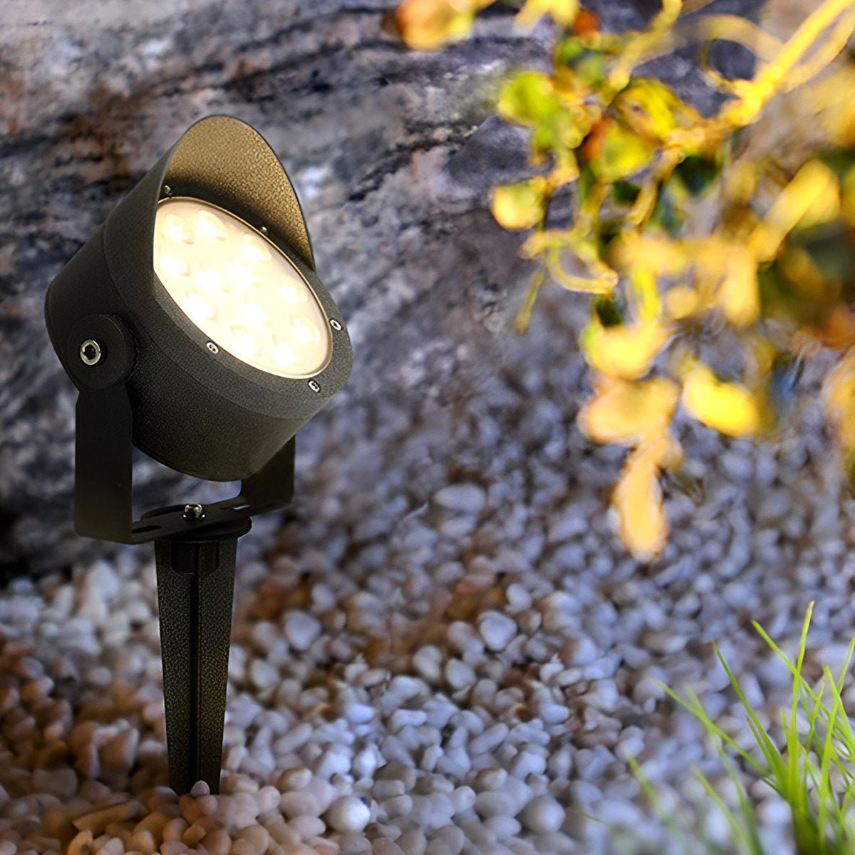 Adjustable Waterproof LED Anti-slip Black ModernSpotlight Tree Spot Light