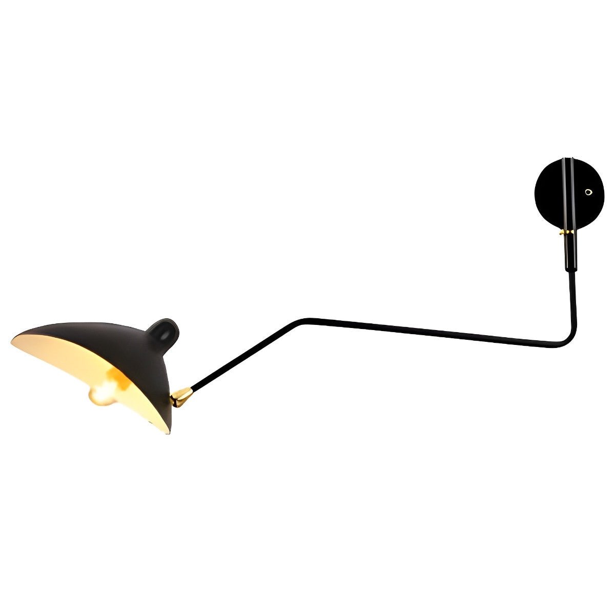 Creative Adjustable Iron Industrial Swing Arm Wall Lamp Wall Sconce Lighting