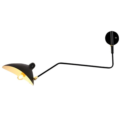 Creative Adjustable Iron Industrial Swing Arm Wall Lamp Wall Sconce Lighting