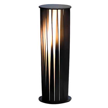 Creative Cylindrical LED Waterproof Black Modern Pathway Light Walkway Floor Lamp