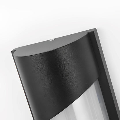 Creative Waterproof LED Black Modern Outdoor Wall Lamp Exterior Lights Wall Sconce