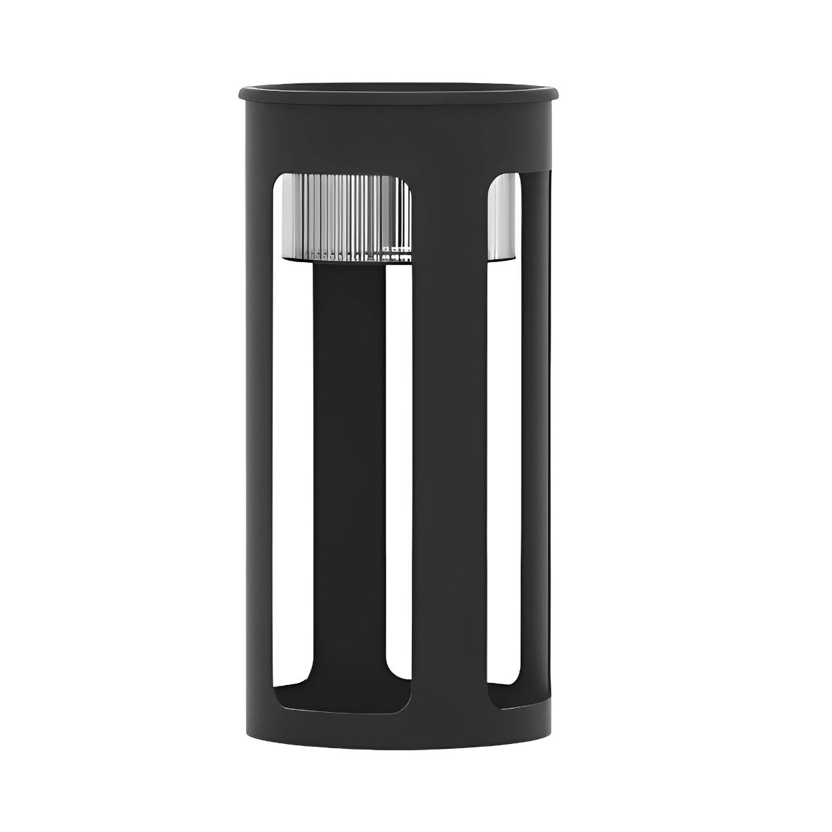 Cylinder Waterproof LED Black Modern Side Table Light