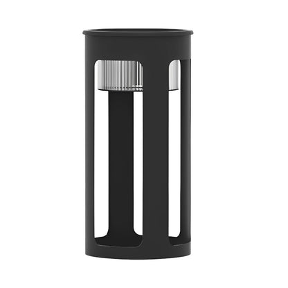 Cylinder Waterproof LED Black Modern Side Table Light