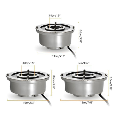 DC24V Low Voltage Outdoor Waterproof Recessed Ground LED Fountain Spot Lights Swimming Pool