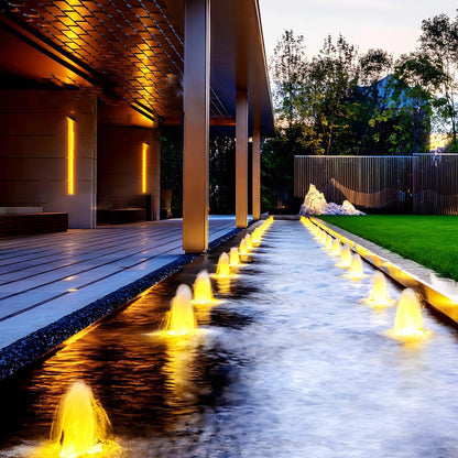 DC24V Low Voltage Outdoor Waterproof Recessed Ground LED Fountain Spot Lights Swimming Pool