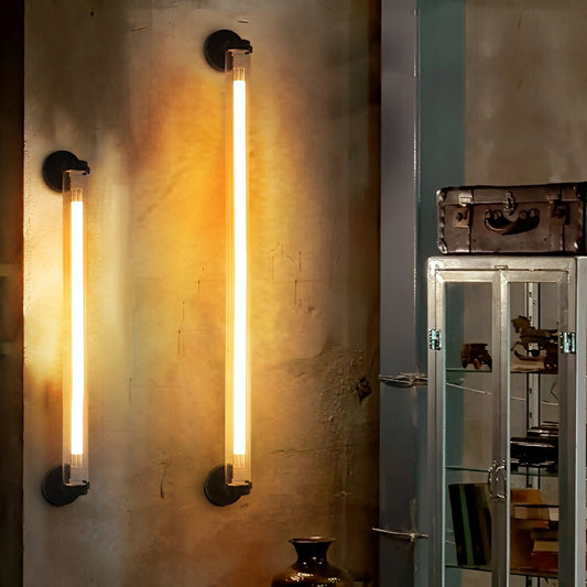 Industrial Neon Long Strip LED Wall Sconces