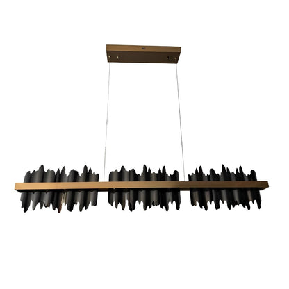 Long Strip Mountains Iceberg Stepless Dimming LED Postmodern Chandelier