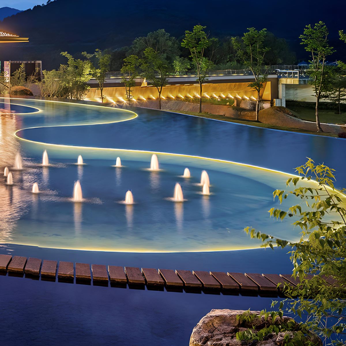 Low Voltage 24V Waterproof Underwater Outdoor Recessed Flexible LED Linear Light