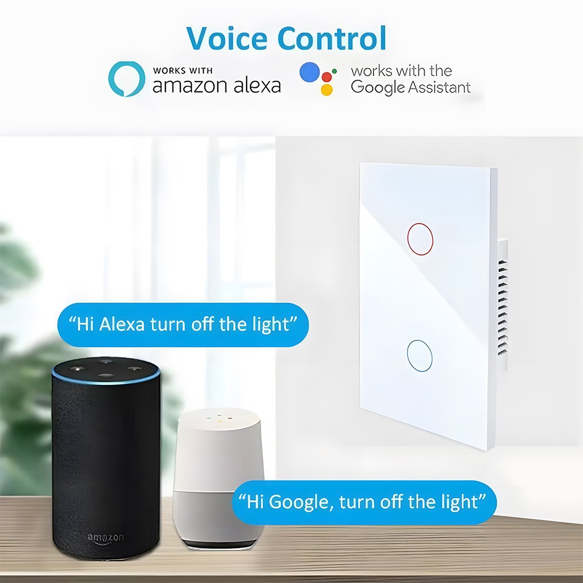 Matter Smart Switch Light Control for Alexa Google HA