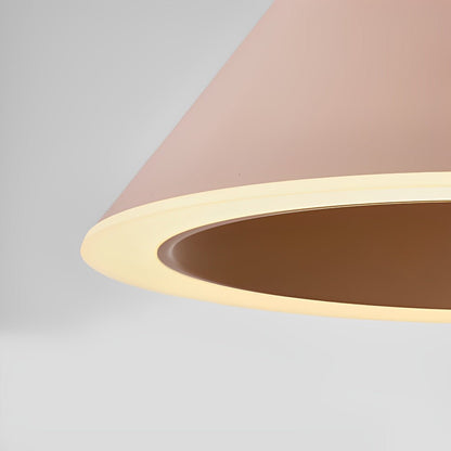 Minimalist Conical LED Macaron Color Pendant Light Island Lighting Chandelier