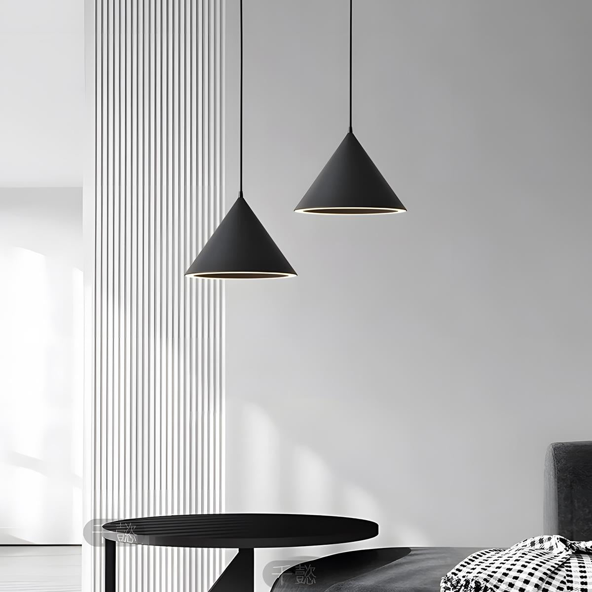 Minimalist Conical LED Macaron Color Pendant Light Island Lighting Chandelier