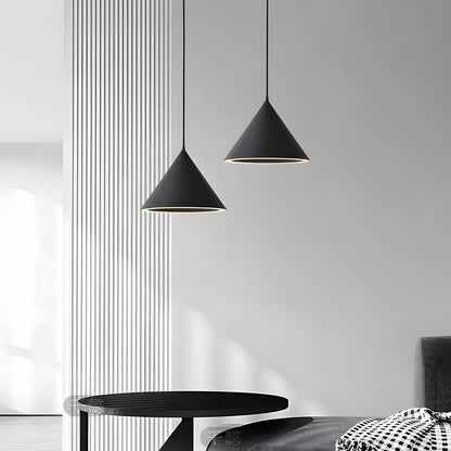 Minimalist Conical LED Macaron Color Pendant Light Island Lighting Chandelier
