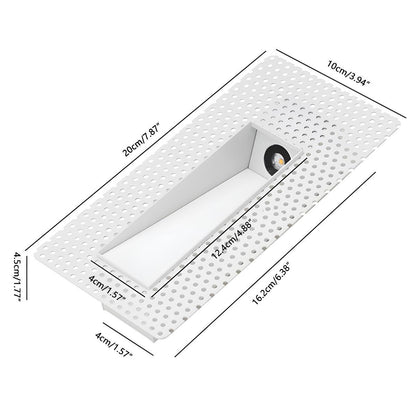 Minimalist Motion Sensor LED Recessed Stairway Lights Step Light