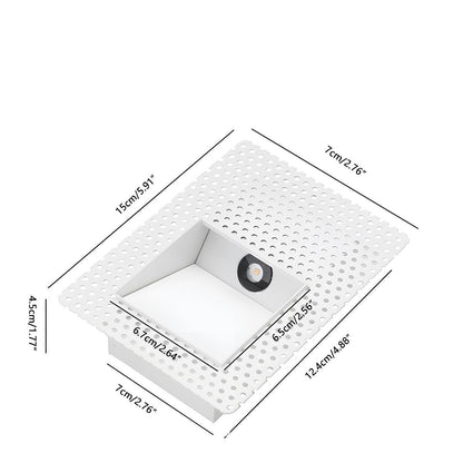 Minimalist Motion Sensor LED Recessed Wall Sconces Stairway Lights