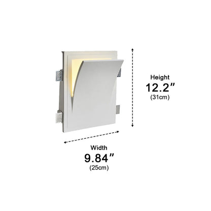 Modern Art Decor Invisibility Recessed LED Indoor Wall Sconces