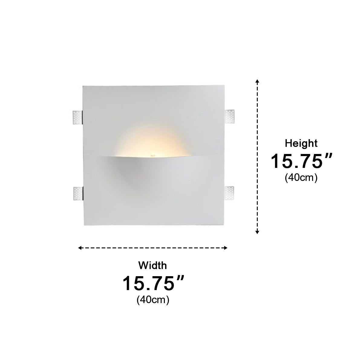 Modern Art Decor Invisibility Recessed LED Indoor Wall Sconces