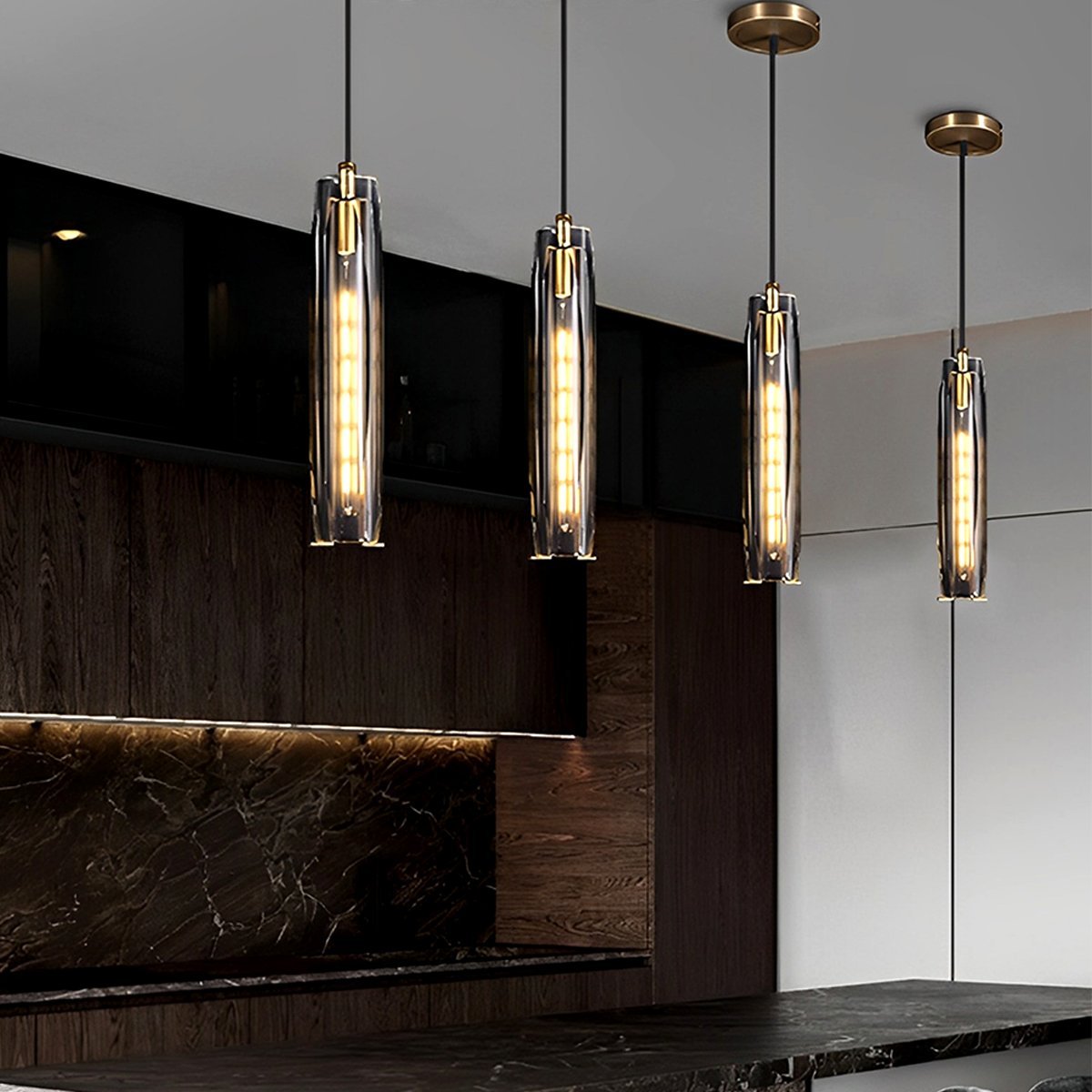 Modern Camellia Luxury Crystal Pendant Lights