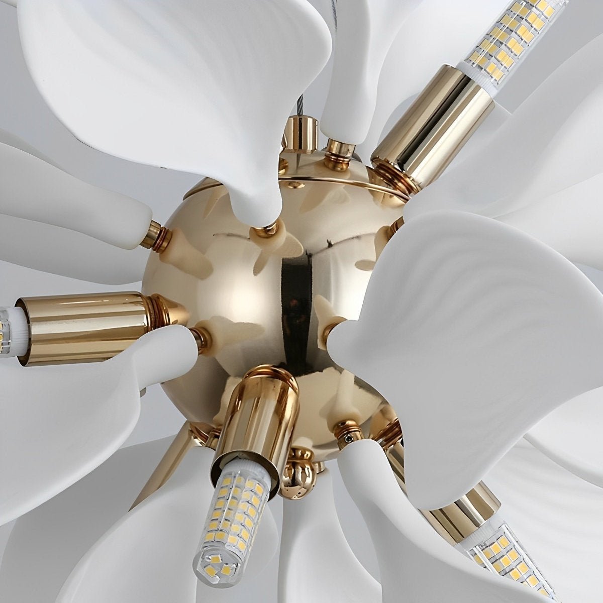 Modern Ceramics Flower Art Chandelier Light