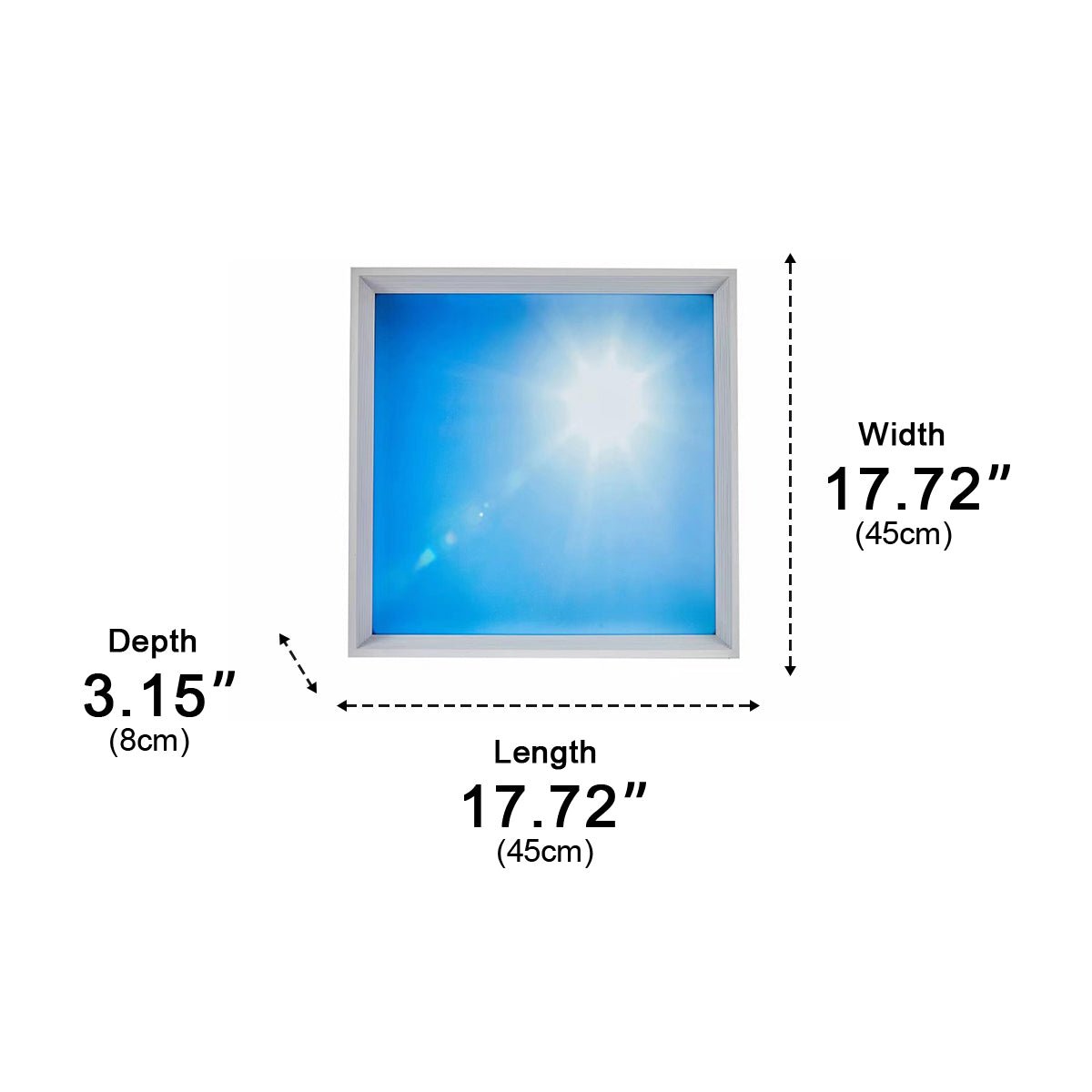 Modern Imitation Sky LED Light Dimmable Ceiling Light