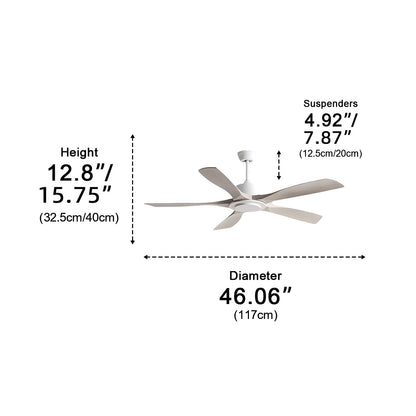 Modern Industrial 6-speed Reverse Frequency Ceiling Fan