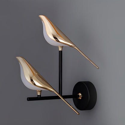 Modern Luxury Magpie Bird LED Indoor Wall Sconces
