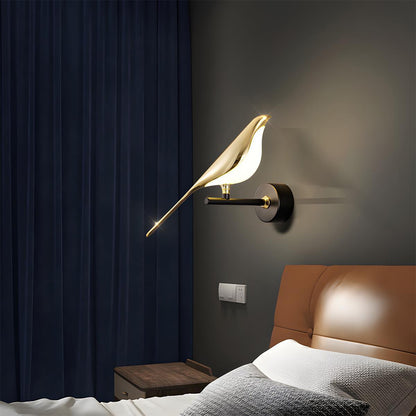 Modern Luxury Magpie Bird LED Indoor Wall Sconces