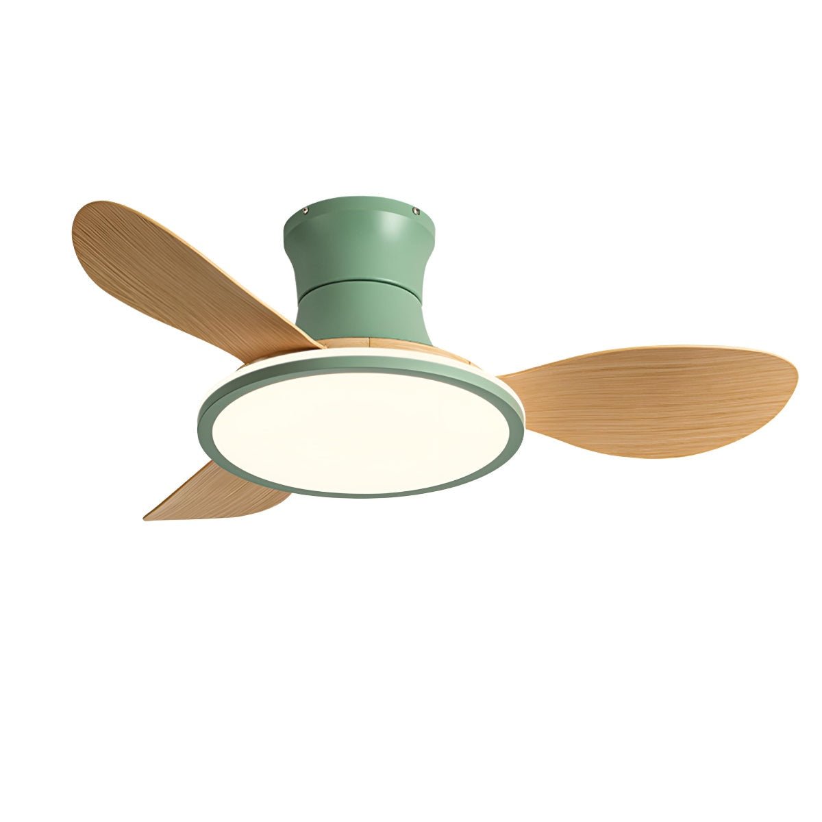 Modern Minimalist 15.7'' Lampshade 6-Speed Reverse Ceiling Fan Light