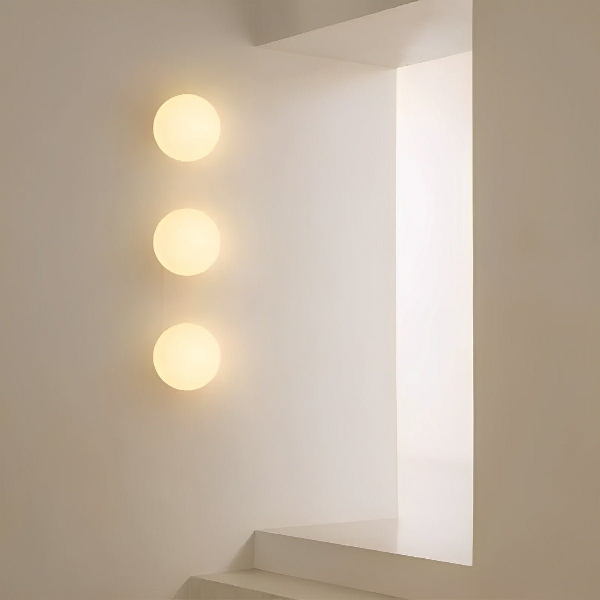 Modern Minimalist Bauhaus Globe Art Shade LED Wall Sconce