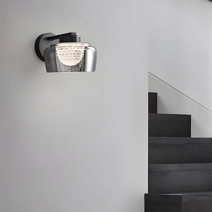 Modern Minimalist Creative Clear Wave LED Indoor Wall Sconces