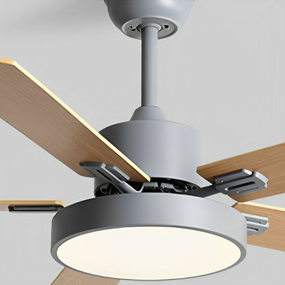 Modern Minimalist 6-Speed Reverse Frequency Conversion Ceiling Fan Light