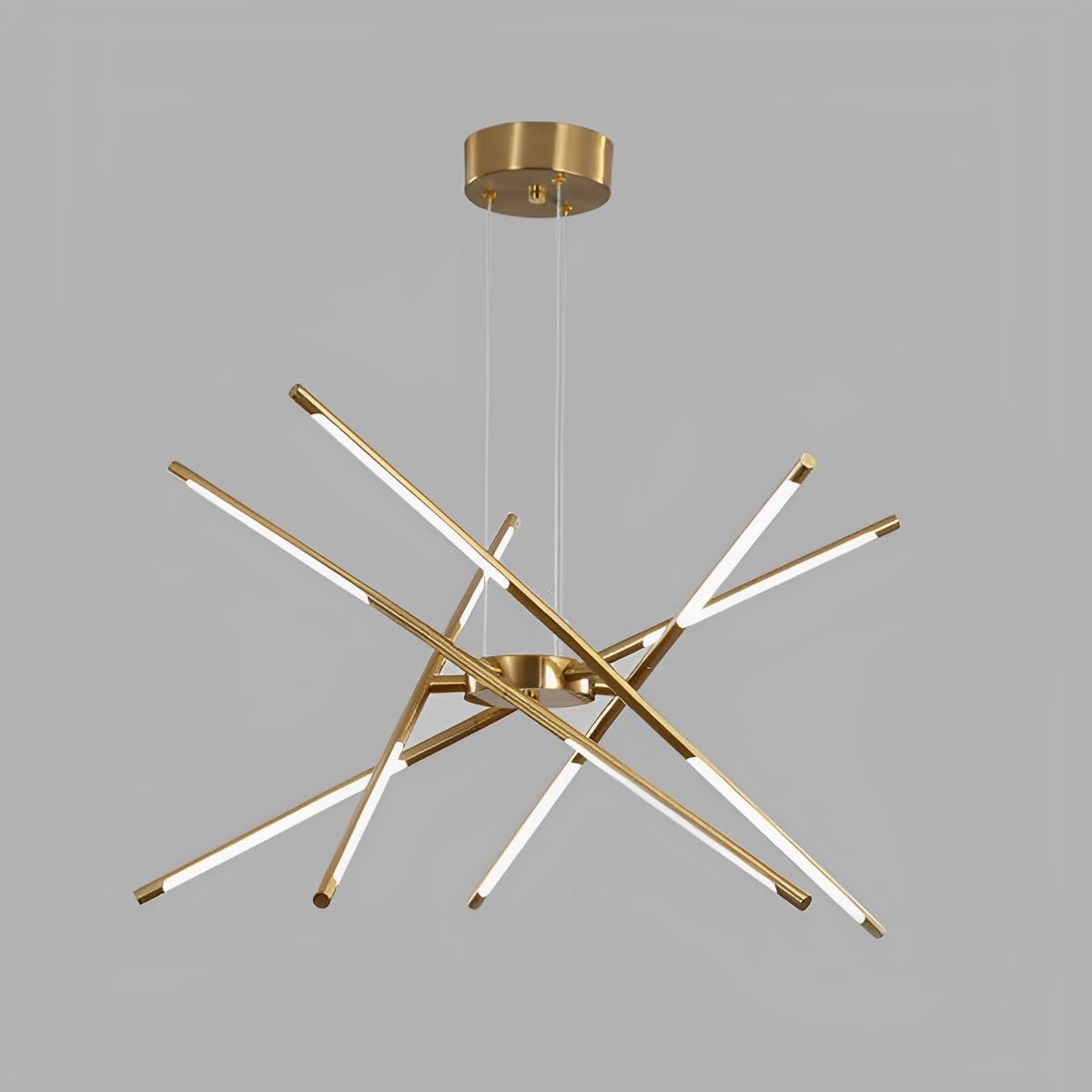 Modern Minimalist Geometric LED Long Strip Indoor Pendant Lights
