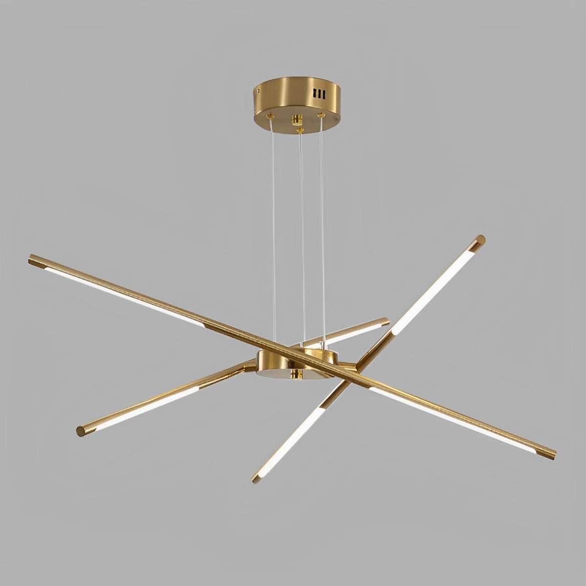 Modern Minimalist Geometric LED Long Strip Indoor Pendant Lights