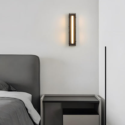 Modern Minimalist Glass Long Strip LED Indoor Wall Sconce