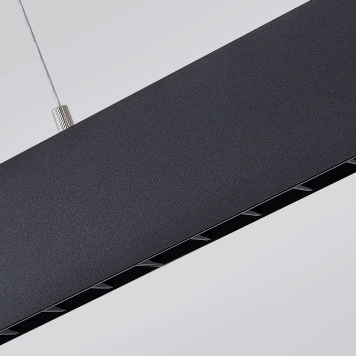 Modern Minimalist Grille LED Long Strip Pendant Lights