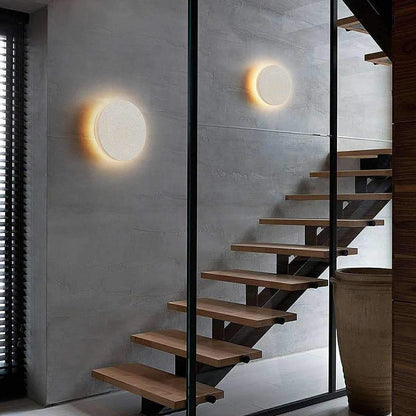 Modern Minimalist Indoor Concrete LED Wall Sconces