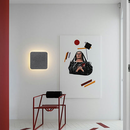 Modern Minimalist Indoor Concrete LED Wall Sconces