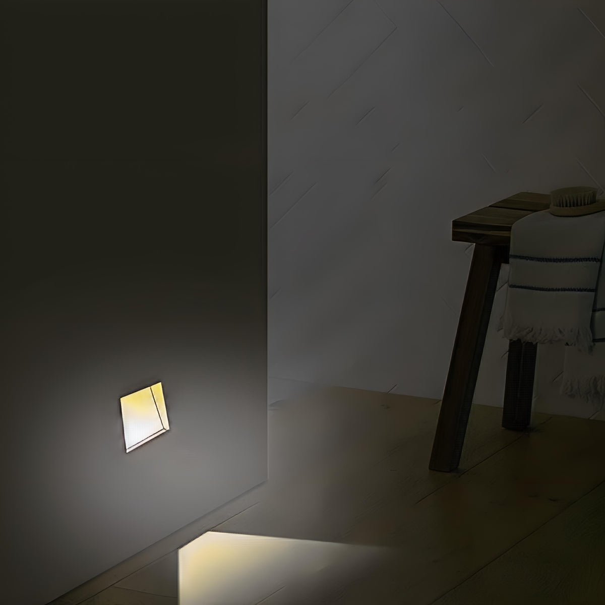 Modern Minimalist Indoor LED Recessed Stairway Wall Light