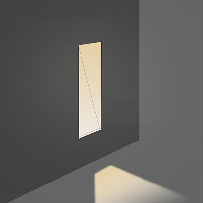 Modern Minimalist Indoor LED Recessed Stairway Wall Light