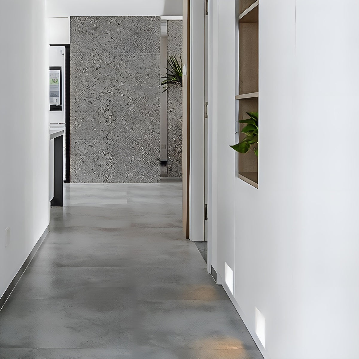 Modern Minimalist Indoor LED Recessed Stairway Wall Light