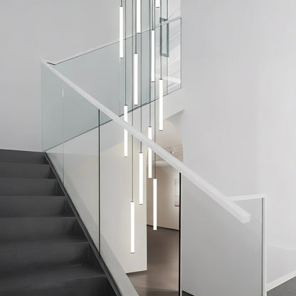 Modern Minimalist Long Strip LED Stairs Pendant Lights