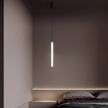 Modern Minimalist Long Strip LED Stairs Pendant Lights