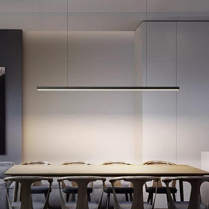 Modern Minimalist Long Strip Light Pendant Lights  up and down adjustable