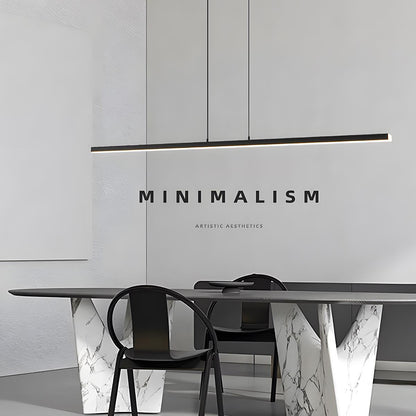 Modern Minimalist Long Strip Light Pendant Lights  up and down adjustable